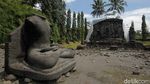 Gegara Merapi Erupsi, Candi Ngawen Ditutup Plastik
