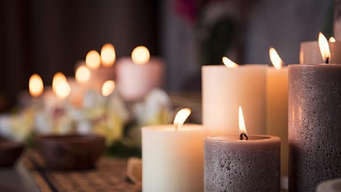 Ilustrasi lilin aroma terapi