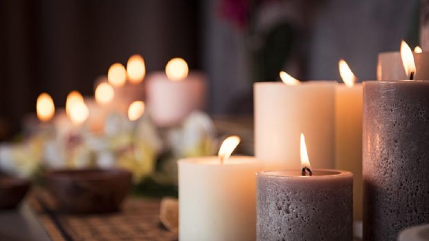 Ilustrasi lilin aroma terapi