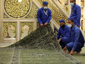 Hamparan Karpet Baru Digelar di Tempat Mustajabnya Doa, Raudhah