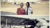 Ayesha bertemu dengan Rabia Futehally, pilot wanita India pertama yang, pemegang PPL di tahun 1960-an. Ia tak memakai celana dan kemeja seperti pilot saat ini.