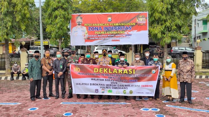 Polres Enrekang canangkan zona integritas menuju WBK-WBBM