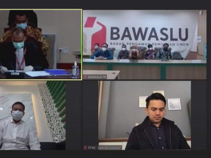 Sidang sengketa Pilbup Bandung 2020