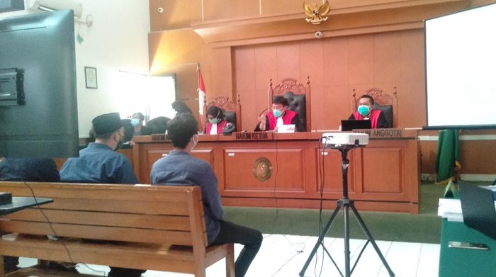 Sidang Syahganda Nainggolan (Foto: Ibnu/detikcom)