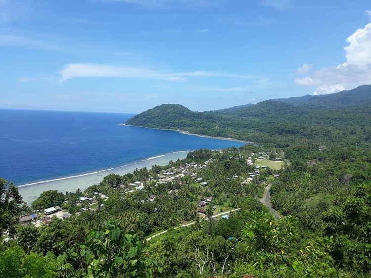 Foto: Wajah Cantik Skouw, Perbatasan Indonesia-Papua Nugini