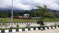 Provinsi Papua berbatasan langsung dengan negara Papua Nugini. Ada Skouw, wajah terdepan Indonesia di perbatasan Papua Nugini yang kini cantik jelita. (Hari Suroto/Istimewa)