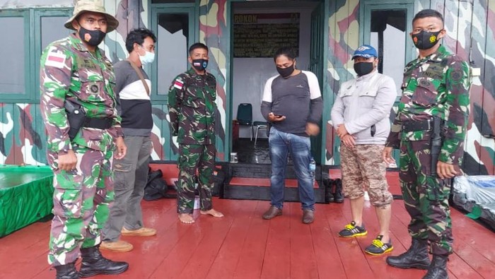 5 WNI dijemput TNI setelah sempat ditangkap Police Marine Malaysia karena masuk perairan Malaysia