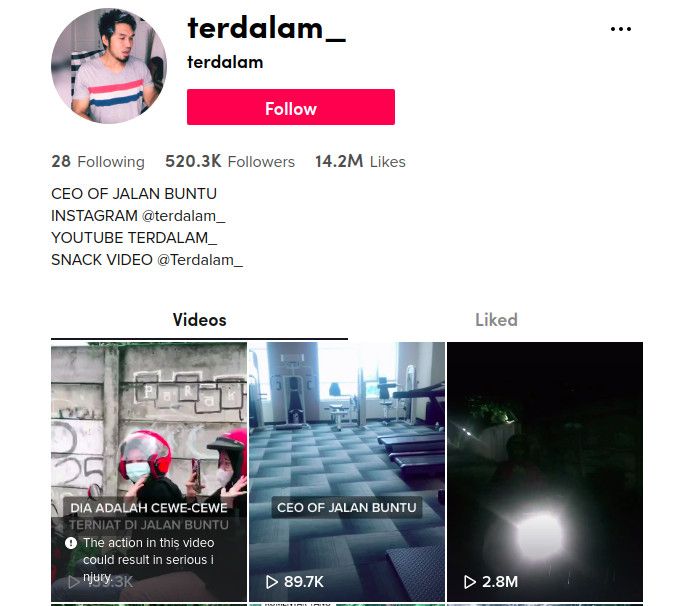Akun CEO of Jalan Buntu