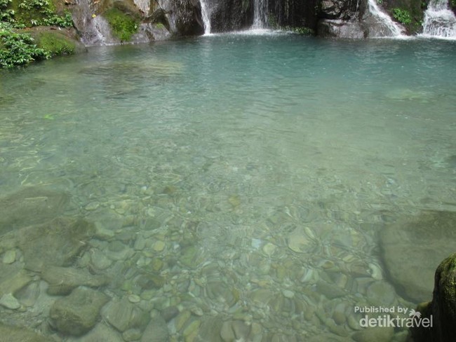 Air Terjun Namo Blanga, yang Sebening Kaca di Sumatera Utara
