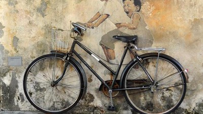 Begini Penampakan Street Art Keren di Penang, Malaysia