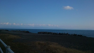 Bersepeda Mengelilingi Pantai Suruga, Jepang