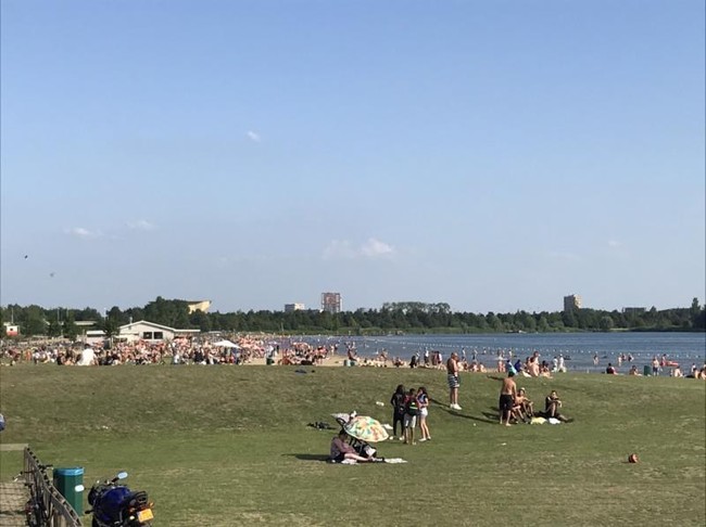 Biar Lagi Pandemi, Taman Kota Ini Selalu Ramai