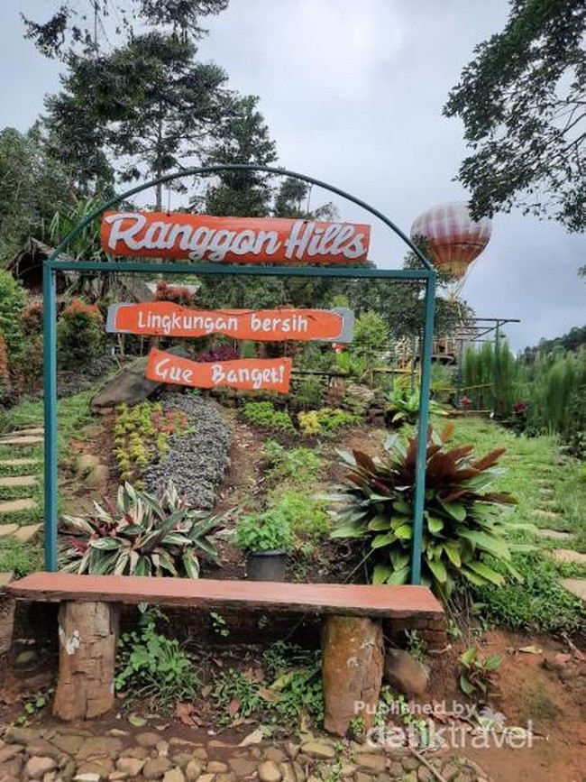 Bukan di  Bali, Ini Ayunan di Bogor
