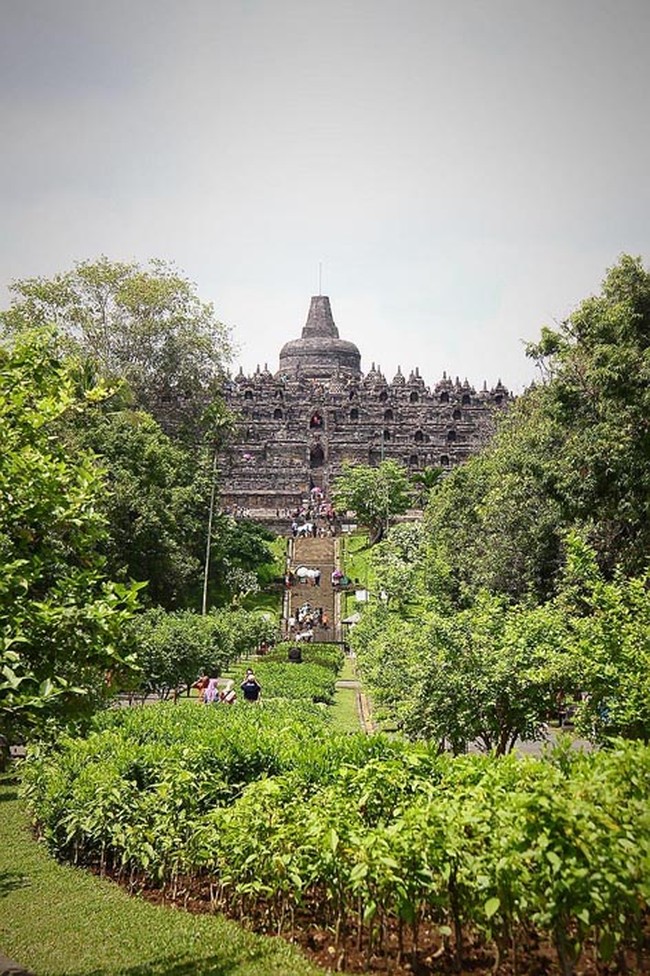 Candi Borobudur Dalam Bidikan Kamera