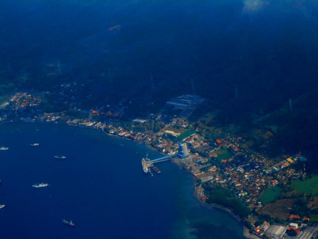 Cantiknya Banyuwangi dari Jendela Pesawat