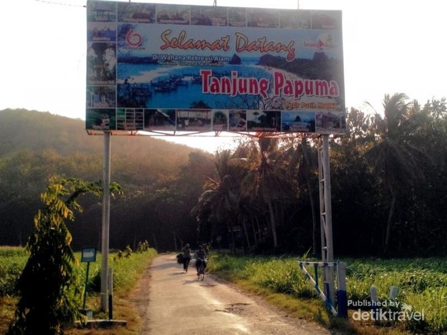 Cantiknya Sunset di Tanjung Papuma Jember