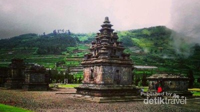 Damainya Suasana di Candi Arjuna