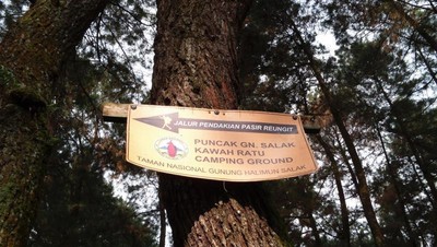 Eksotisme Kawah Ratu Gunung Salak