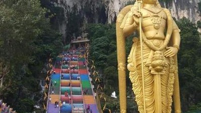 Foto: Kuil Hindu Terbesar di Malaysia