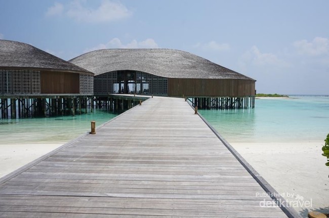Foto: Memanjakan Mata dan Lidah di Resort Mewah Maldives