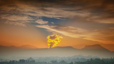 Foto Pagi yang Dahsyat di Pangalengan, Bandung