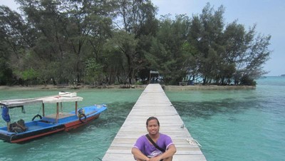 Foto: Pulau Tempat Basah-basahan Asyik di Utara Jakarta