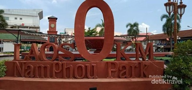 Ini Dia Namphou Park, Kilometer Nol Laos yang Instagramable
