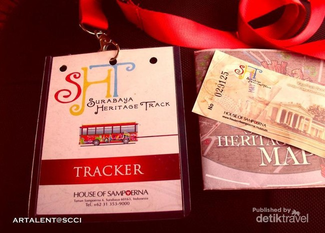 Jalan-jalan Gratis Naik Trem Merah di Surabaya!