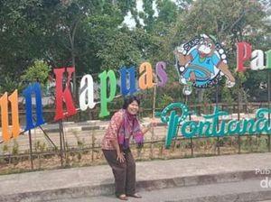 Keindahan Alun Kapuas Park di Tengah Kota Pontianak