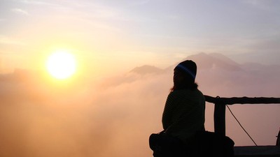Keindahan Sunrise di Gunung Batur, Bali