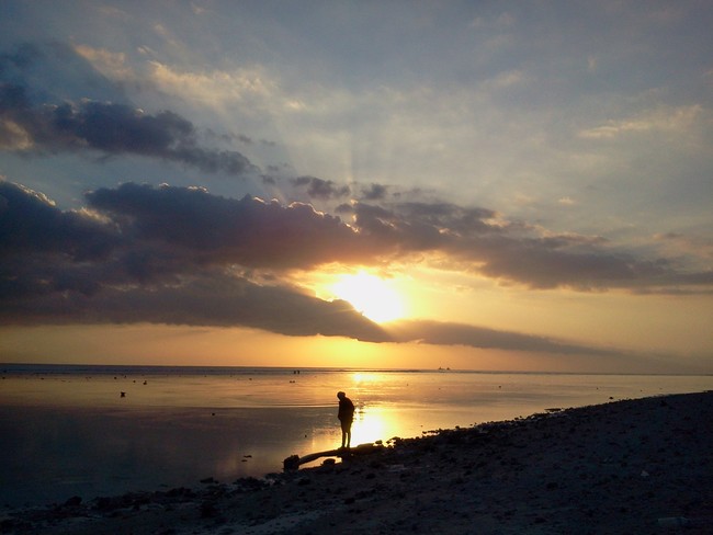 Keindahan Sunset di Lombok