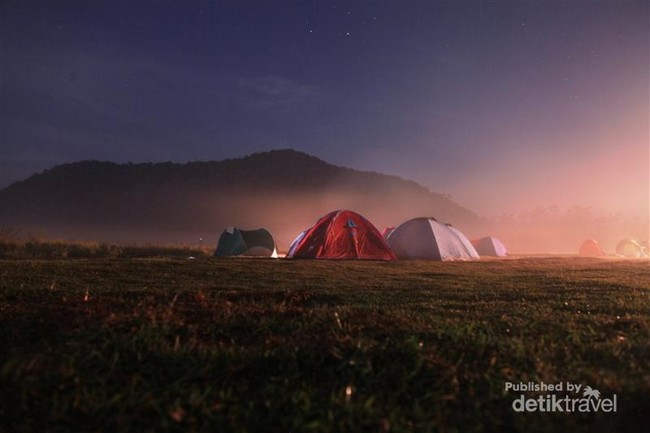 Kemping Asyik di Ranca Upas, Bandung