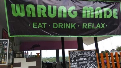 Kuliner di Warung Tepi Sawah Pedesaan Tabanan Bali