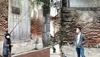 Salah satu spot foto instagramable di Kota Lama Semarang