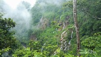 Air Terjun Goa Tetes jika dilihat dari kejauhan