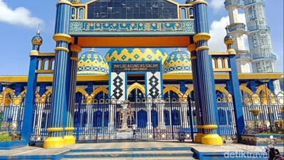 Masya Allah, Megahnya Masjid Agung As-Salam di Lubuk Linggau