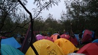Pos 3 jadi tempat kemah dan dekat dari sumber air