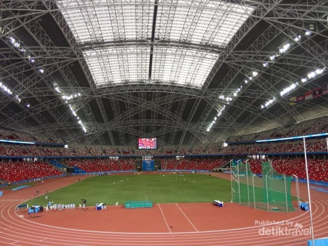 Megahnya Stadion Nasional Singapura