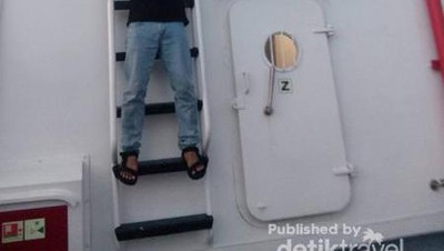 Melihat Gerhana dari Atas Kapal Bakamla