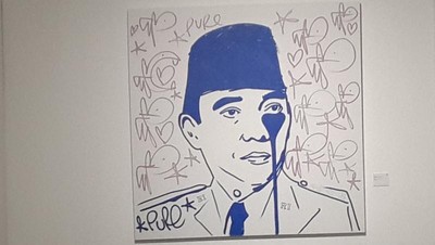 Melihat Lukisan Soekarno Menangis di Art 1 New Museum