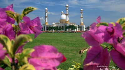 Mengagumi Indahnya Masjid Agung Kisaran di Asahan