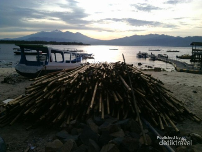 Menikmati Pagi yang Indah di Gili Trawangan