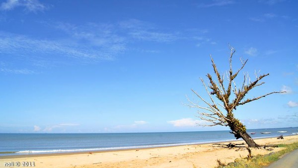 Mentari Pagi yang Sempurna di Pantai Pagatan, Kalsel