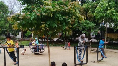 Merbabu Family Park, Seperti Ini Taman Kota di Malang