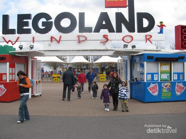 Miniatur dari Lego di Legoland Windsor, Keren Banget!
