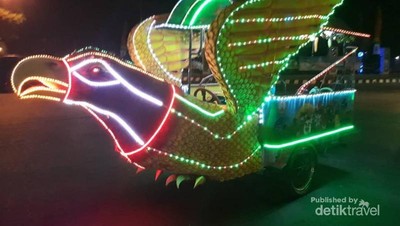Mudik ke Lampung, Paling Asyik Main Odong-odong