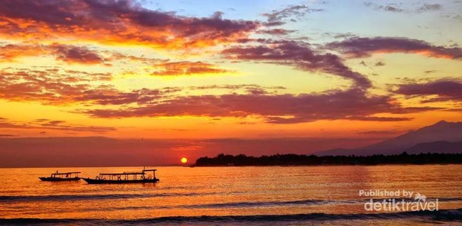Pagi Hari yang Indah di Gili Trawangan
