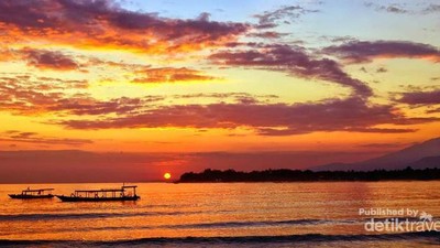 Pagi Hari yang Indah di Gili Trawangan