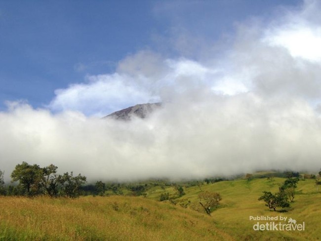 Pancaran Pesona Puncak Gunung Rinjani