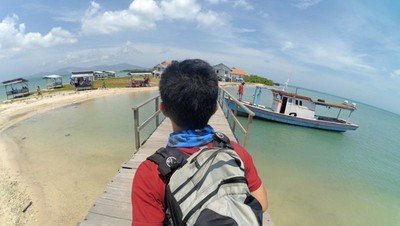 Pantai dan Pulau Indah di Serang, Banten